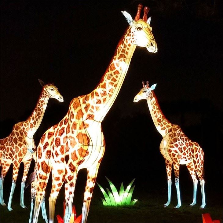 Attractive Theme Park Chinese Style Led Festival Lantern Decoration